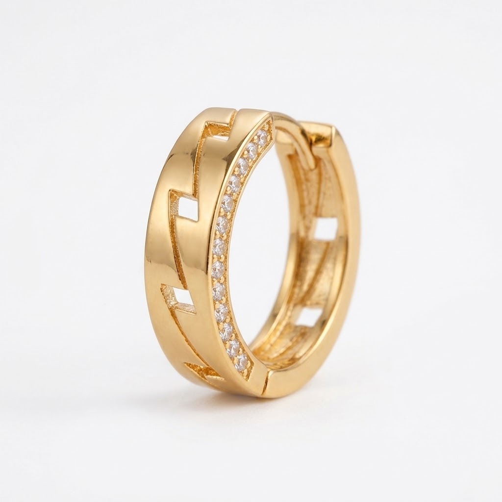 עגילי Golden Elegance | אלגנטיות בזהב