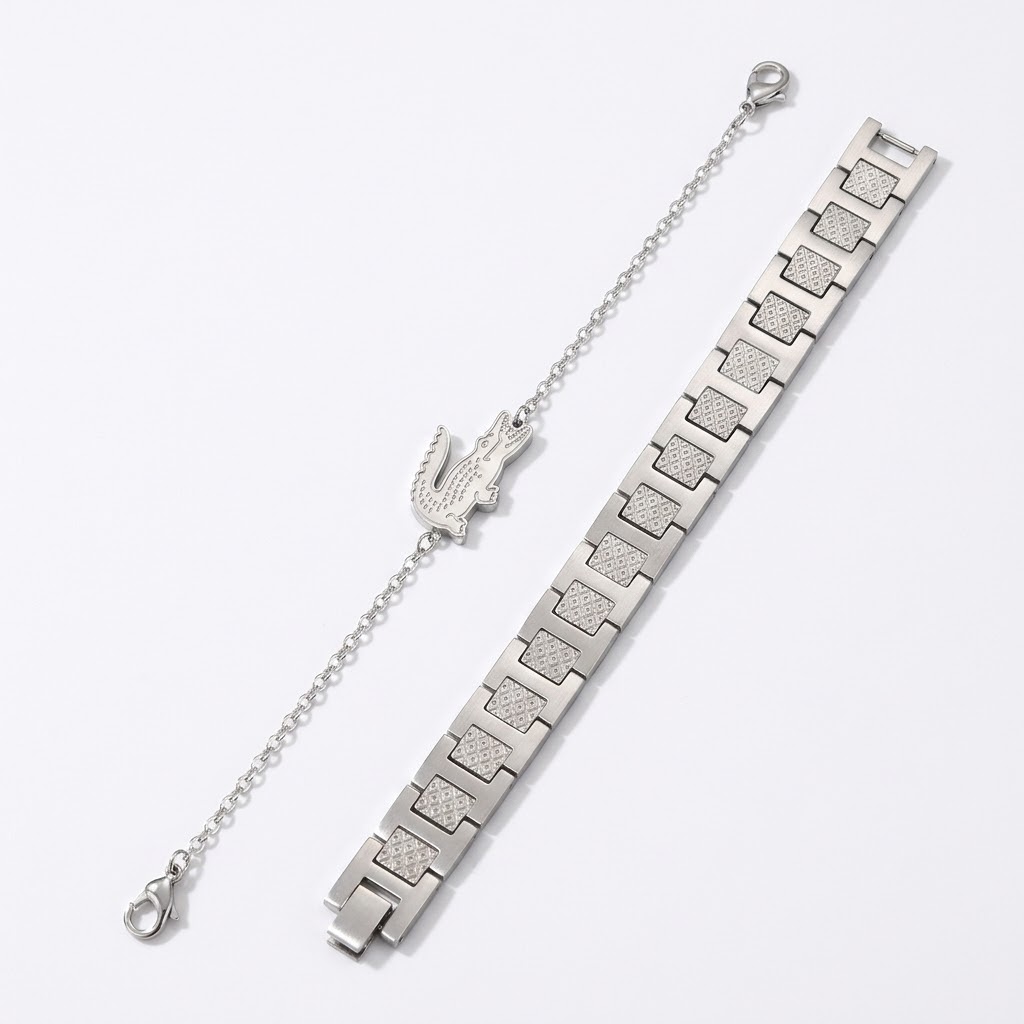 סט צמידים לזוג – לגבר ולאישה | Stainless Steel
